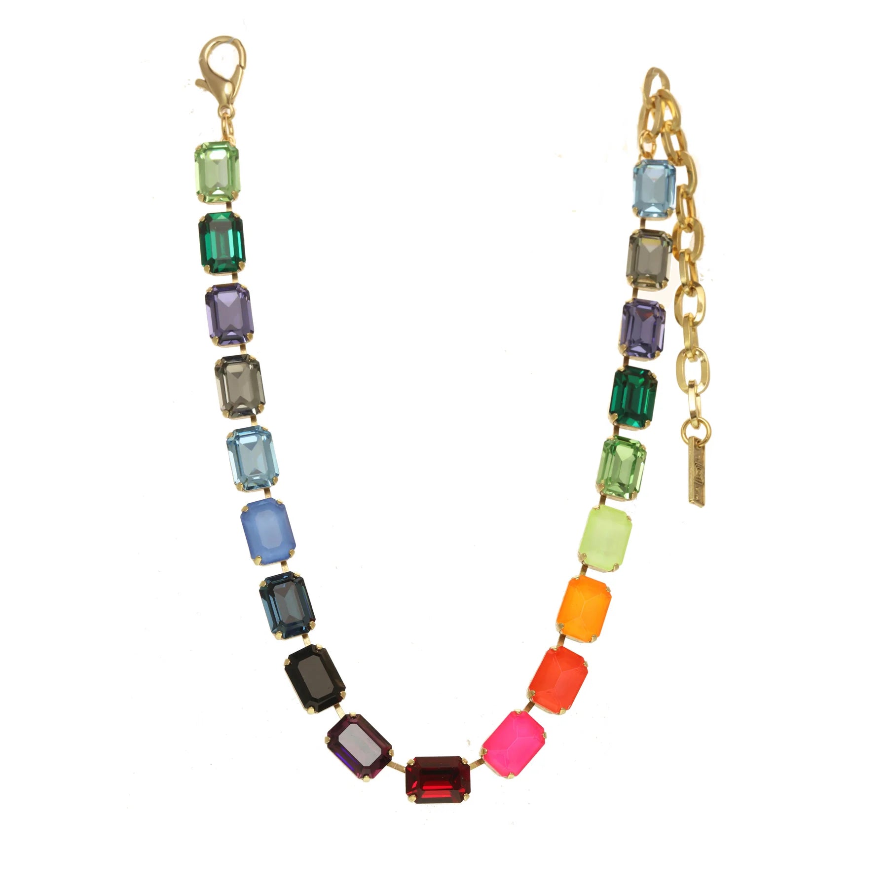 JABARI NECKLACE IN ELECTRIC RAINBOW