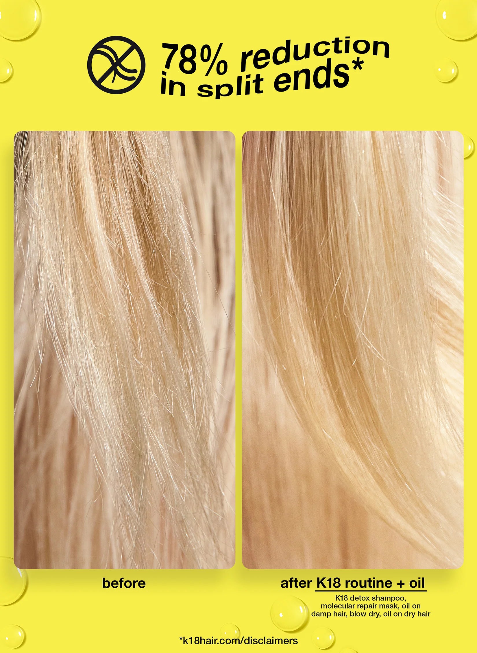 K18 molecular repair hair oil 30ml