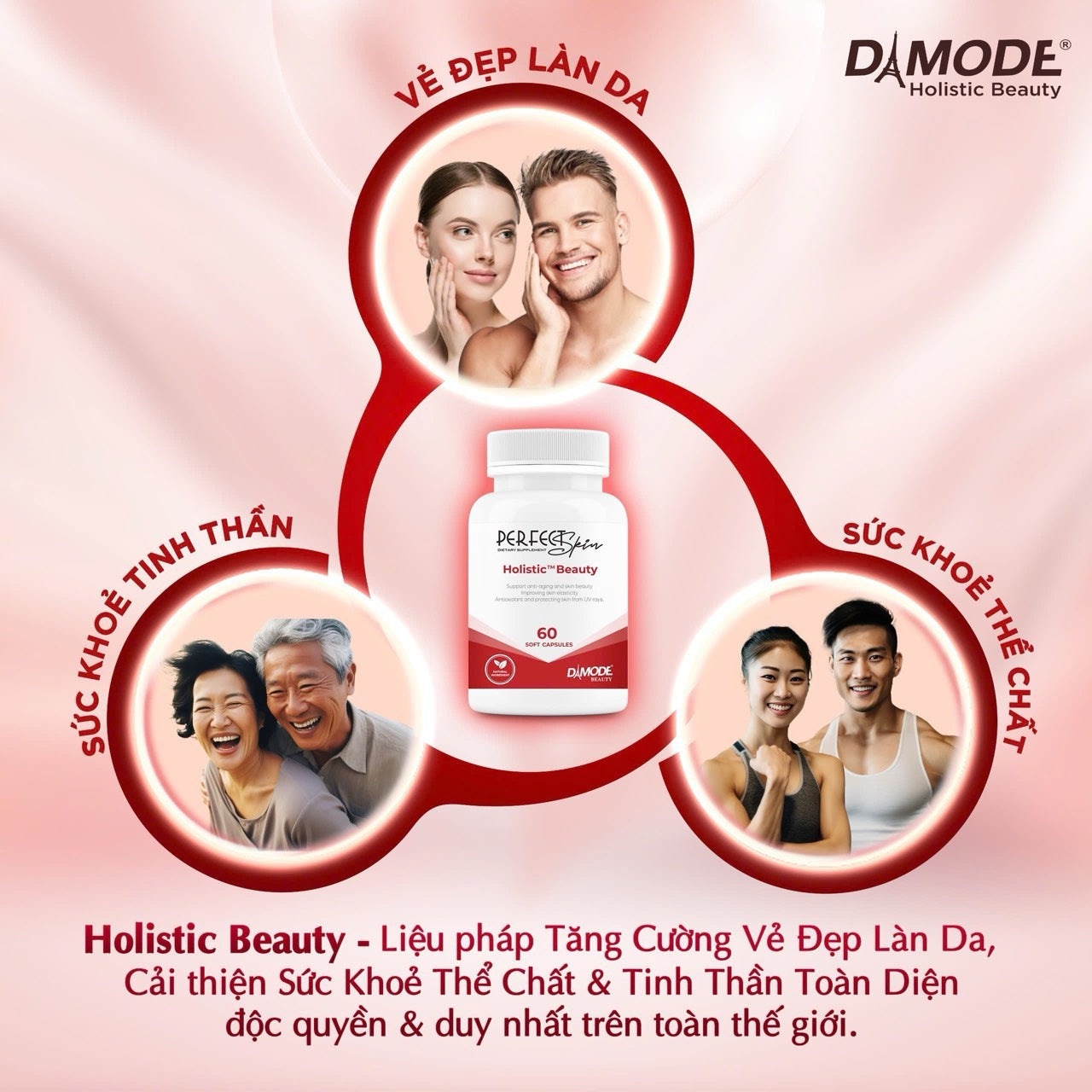 Damode Perfect Skin Holistic Beauty - 60 Capsules