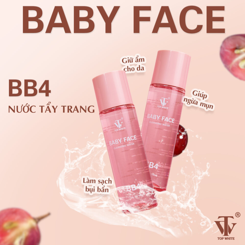 Top White Baby Face Cleansing Water