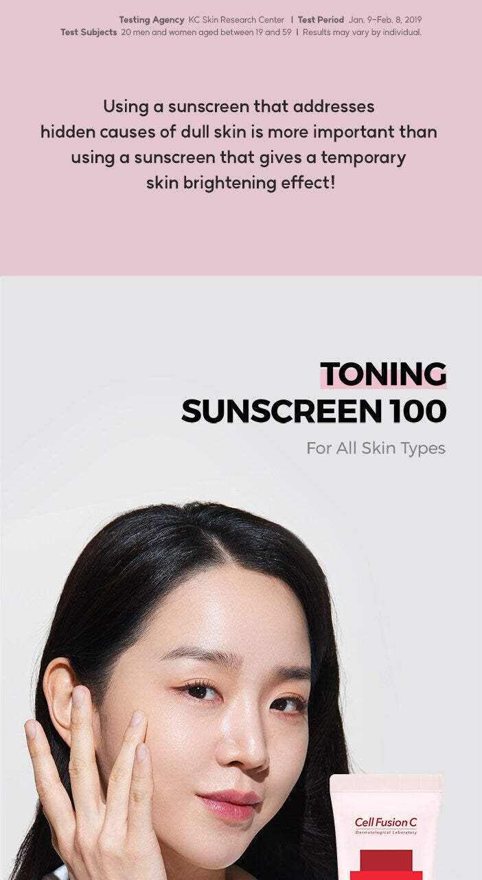 Cell Fusion C Toning Sunscreen 100 SPF50+/PA++++ 50 ml
