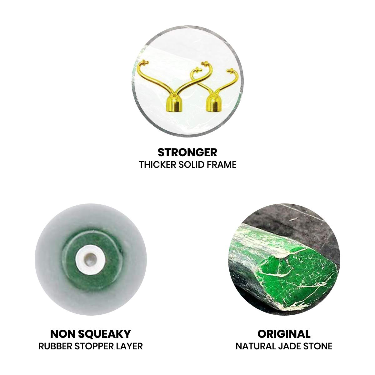 ZAQ Skin + Body Care Zaq Jade Facial Roller