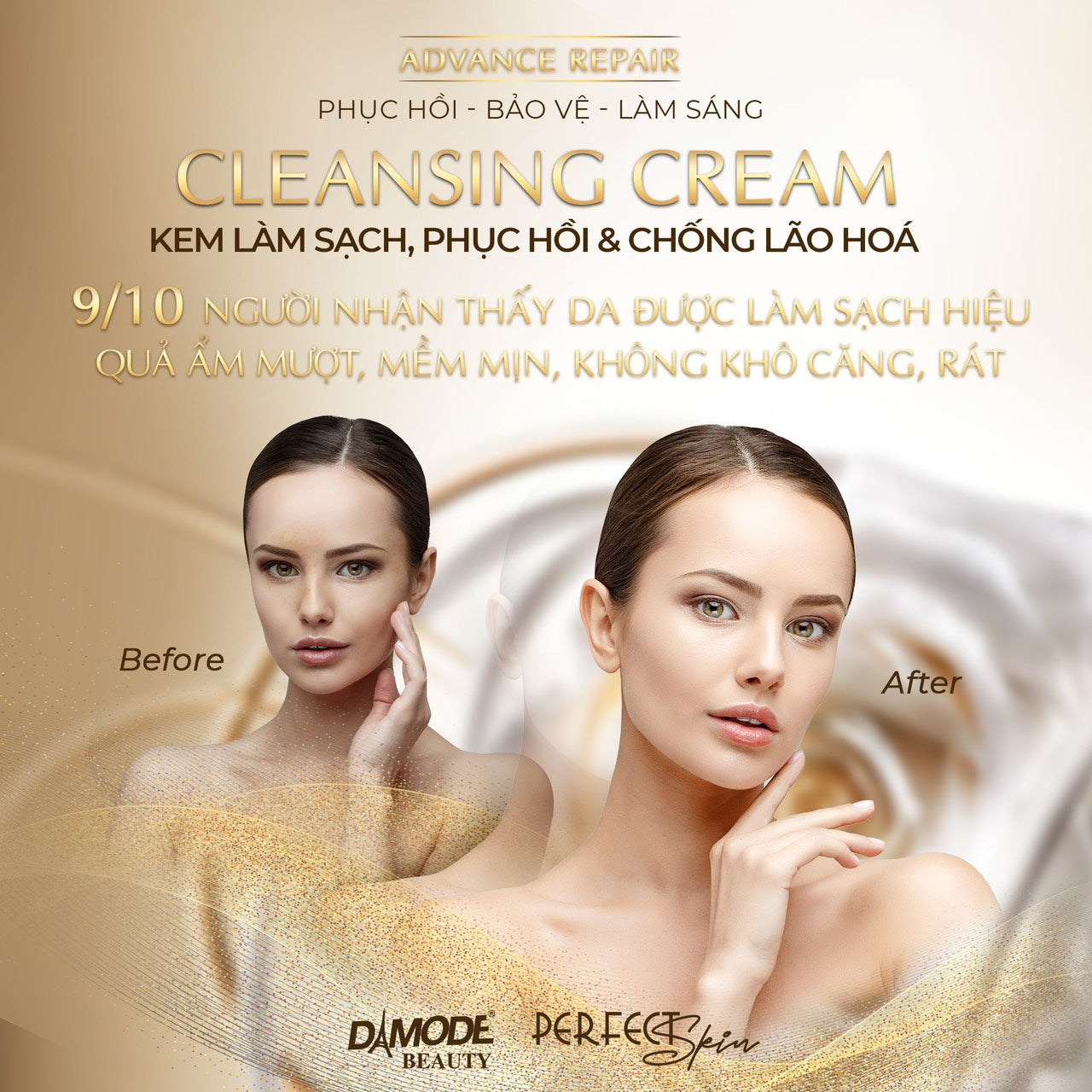 DAMODE Perfect Skin Advance Repair Cleansing Cream - 30g