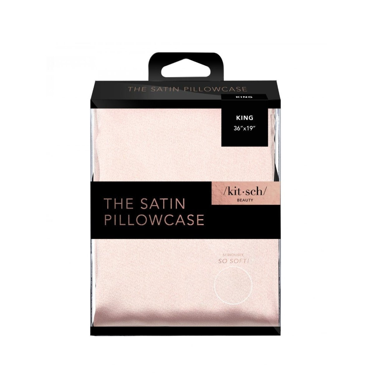 KITSCH Satin Pillowcase King - Blush