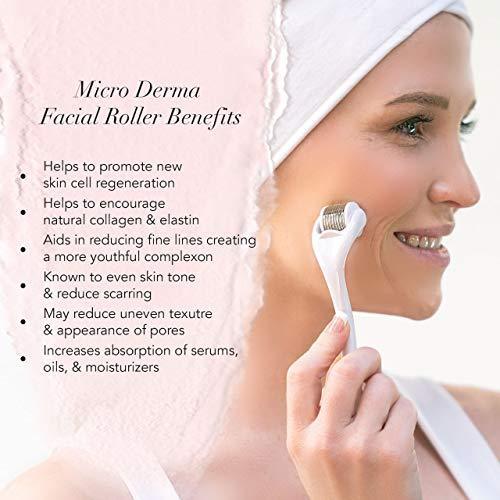 KITSCH Micro Derma Facial Roller - White