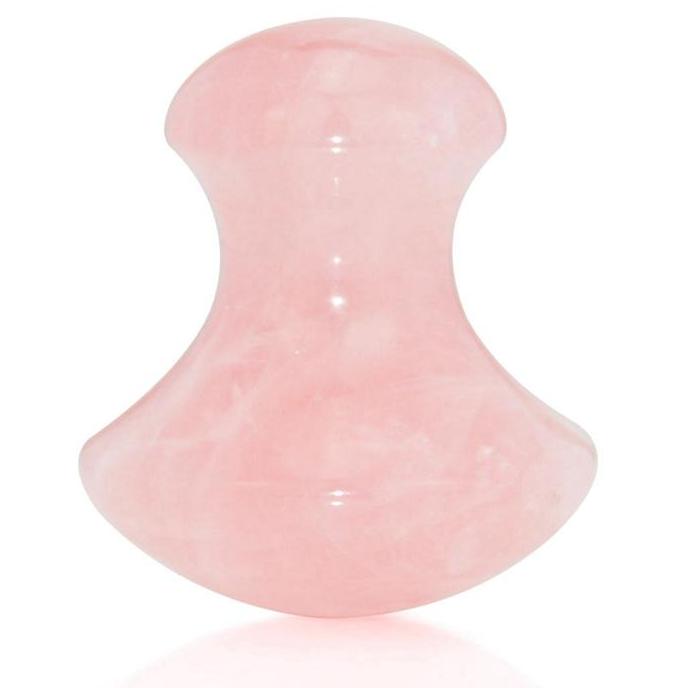 ZAQ Skin + Body Care Rose Quartz Gua Sha Mushroom