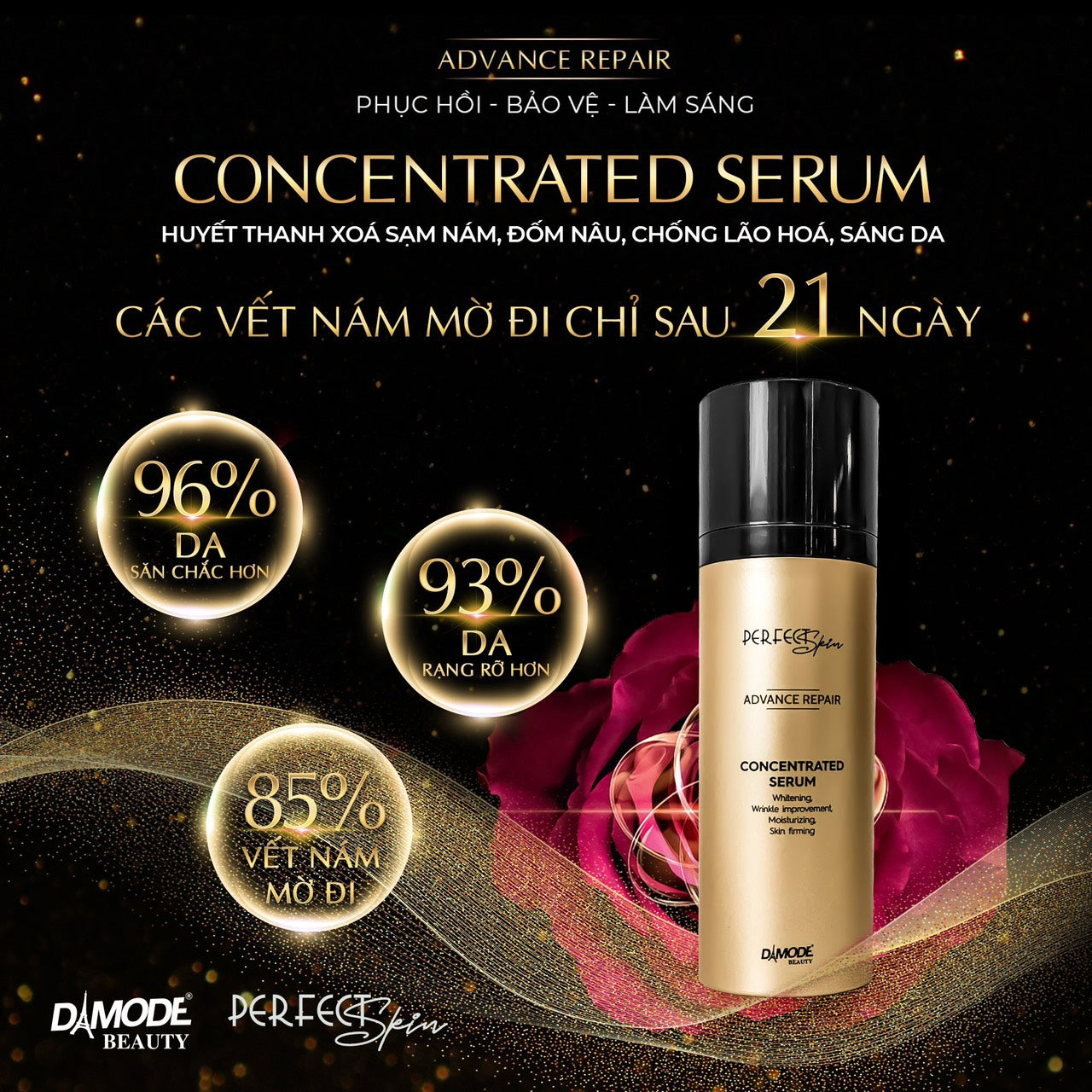 Damode Perfect Skin Advance Repair Concentrated Serum - 30ml