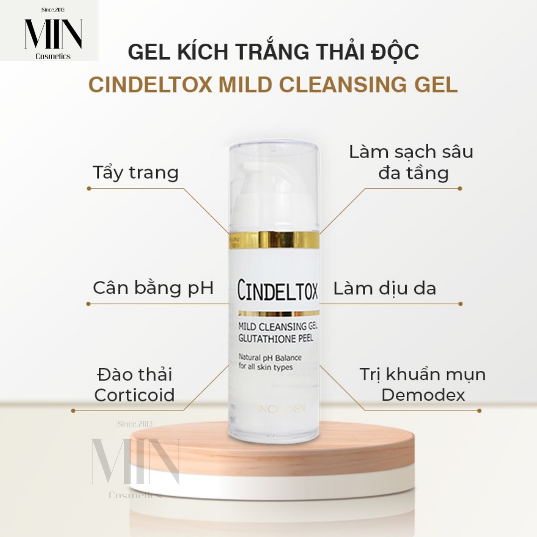 CINDEL TOX MILD CLEANSING GEL GLUTATHIONE PEEL