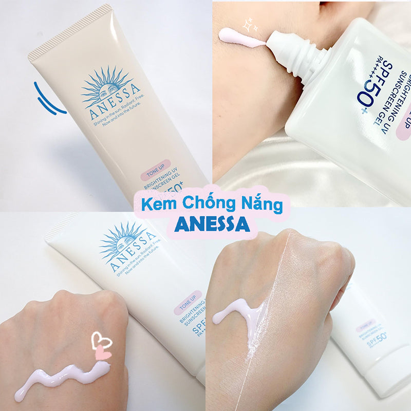 Shiseido Anessa Tone Up Skin Brightening UV Sunscreen Gel N SPF50+ PA++++ 90g