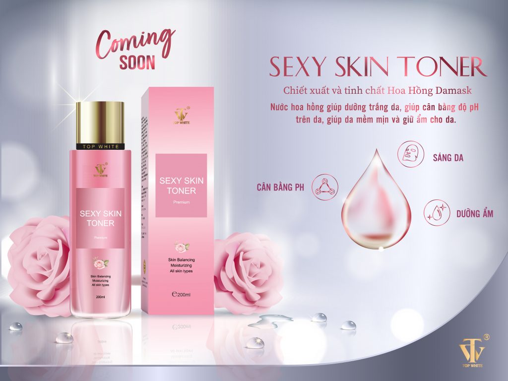 Top White Sexy Skin Toner - 200ml