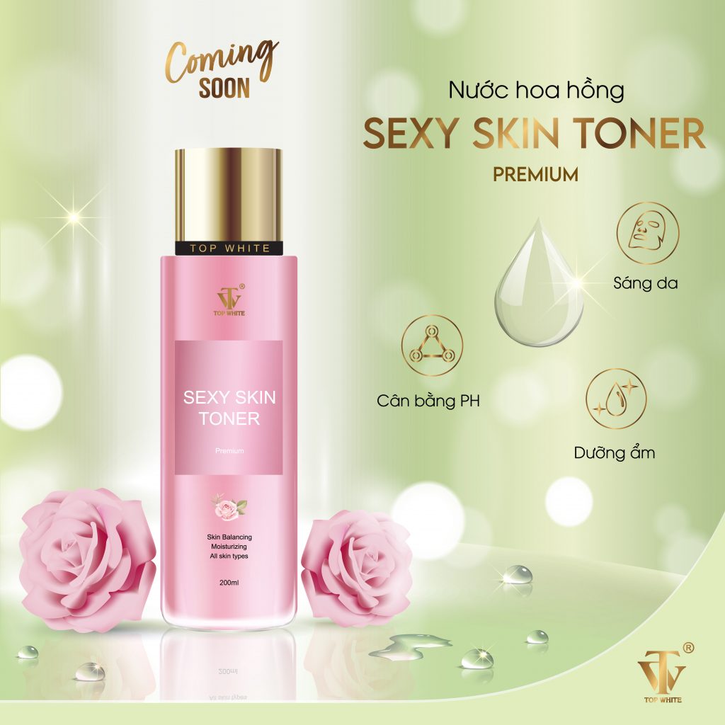 Top White Sexy Skin Toner - 200ml