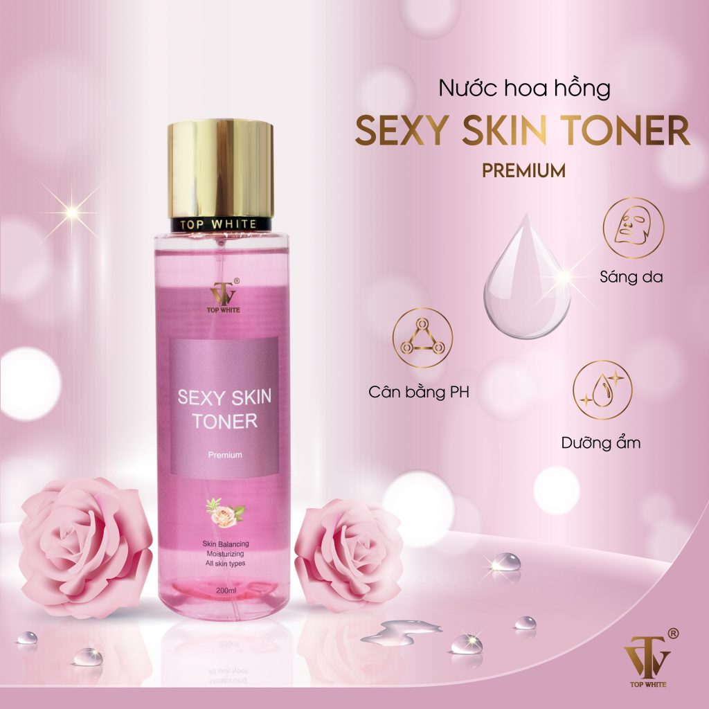 Top White Sexy Skin Toner - 200ml