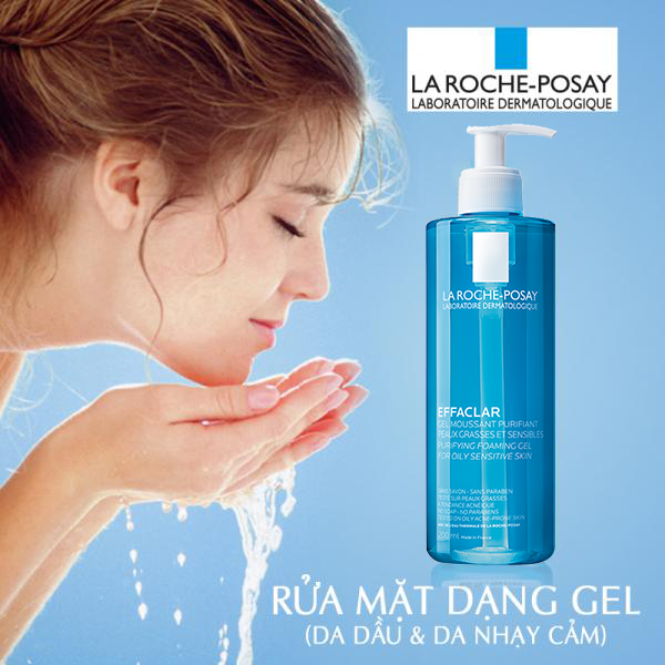 La Roche-Posay Effaclar Gel Purifying Foaming Gel Cleanser 400ml