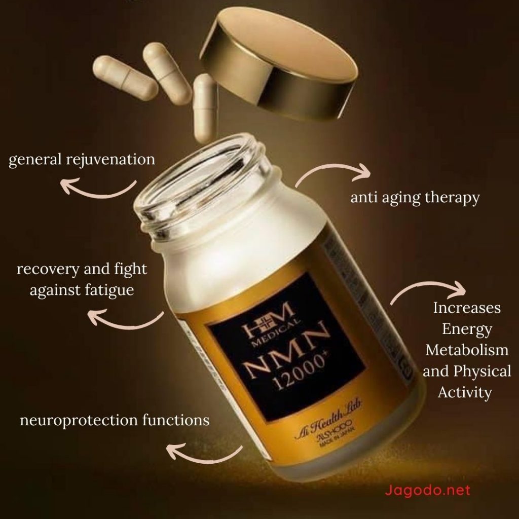 NMN Aishodo 12000 Japan - Skin Rejuvenation Pills 60 Tablets (30 Days)