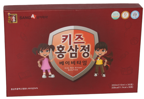Sanga Pharm Korean Red Ginseng Extract For Kids Children Babytime 10 ml x 30 ea