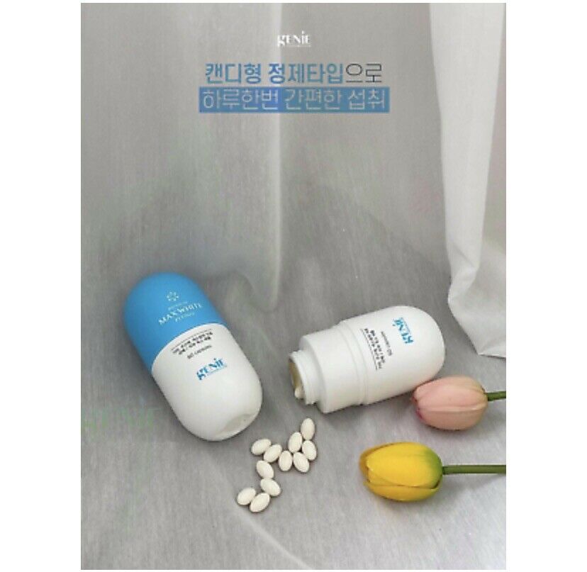 Genie Max White Plus Premium Skin Whitening Dark Spot Treatment 60 Capsules
