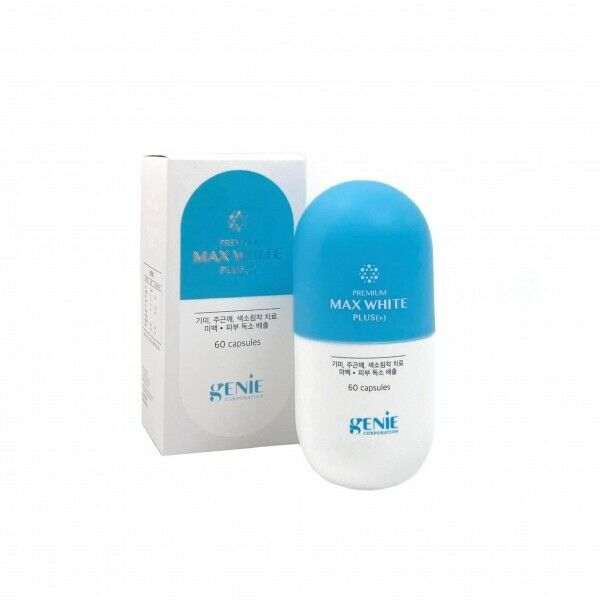 Genie Max White Plus Premium Skin Whitening Dark Spot Treatment 60 Capsules