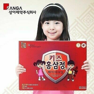 Sanga Pharm Korean Red Ginseng Extract For Kids Children Babytime 10 ml x 30 ea