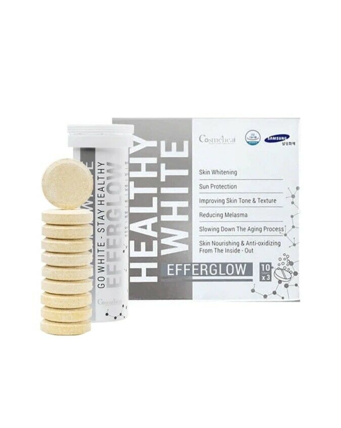Cosmeheal Go White-Stay Healthy Efferglow White 10 Tabletsx3 30 Days