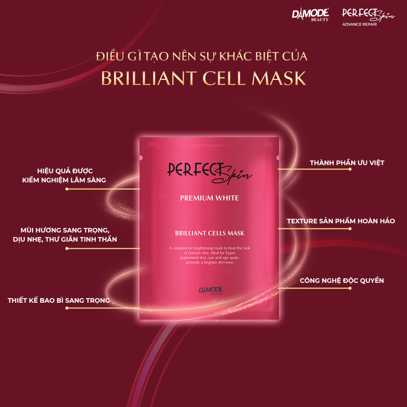 DAMODE BEAUTY Brilliant Cells Mask 3 Sheets