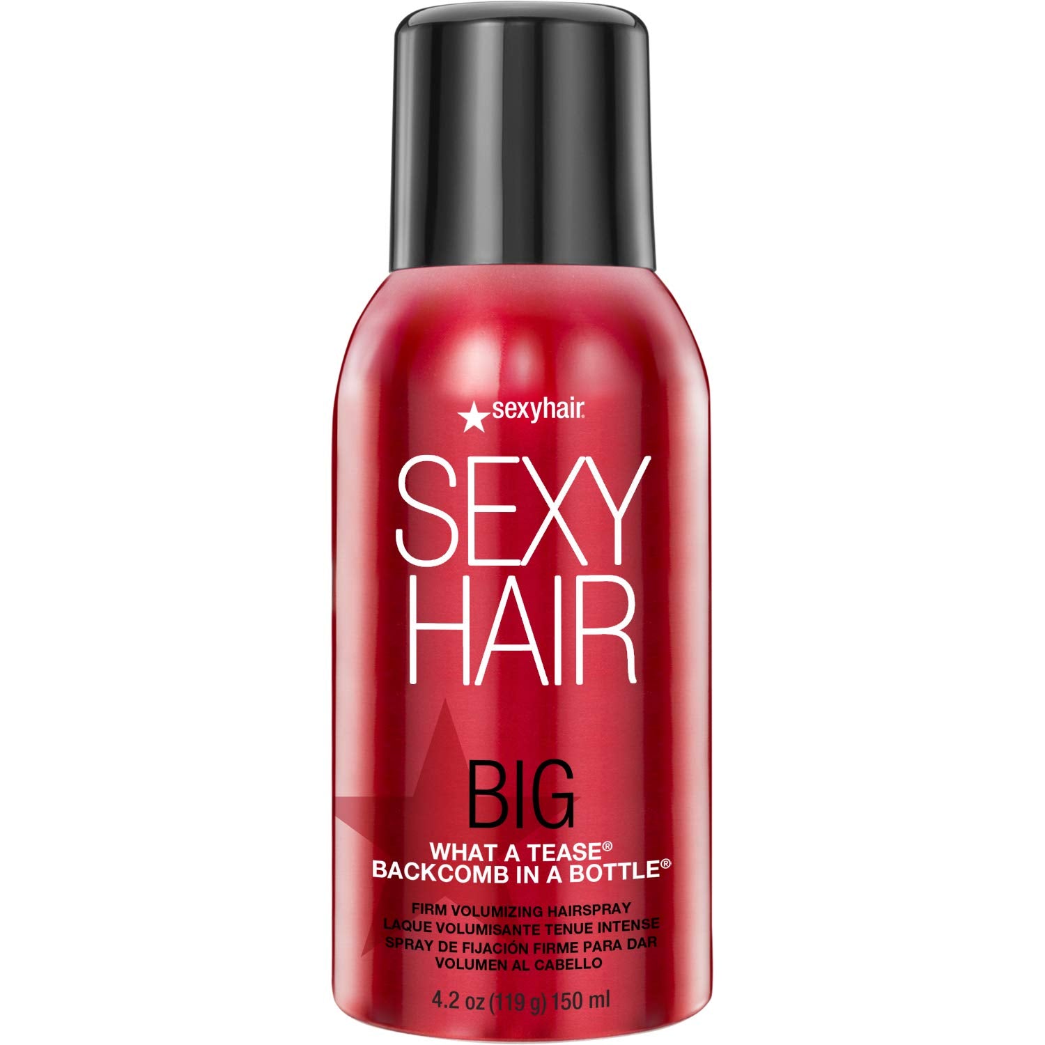 SexyHair Big What A Tease Backcomb in a Bottle Firm Volumizing Hairspray - 4.2 oz (Buy 3 Get 1 Free Mix & Match)