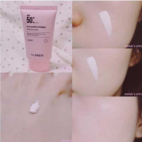 Eco Earth Power Pink Sun Cream Spf50+ Pa++++ 50 g