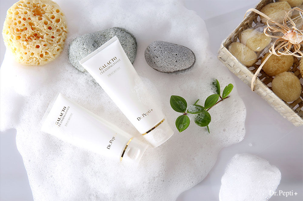 Dr. Pepti+ Galacto Cleansing Foam 110ml Facial Cleanser Peptide Volume Essence