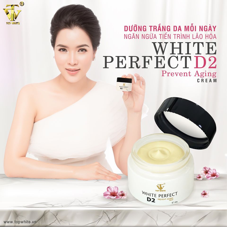 TOP WHITE WHITE PERFECT D2 : RECONDITION CREAM, RESTORE THE SKIN AT NIGHT