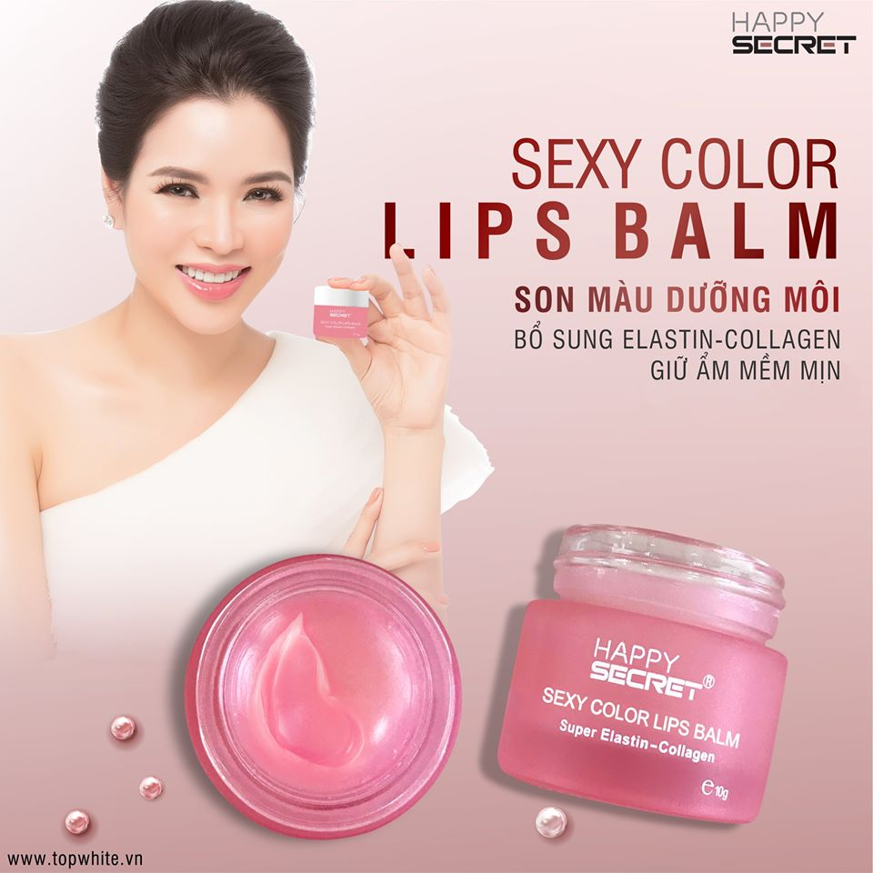 TOP WHITE SEXY COLOR LIPS BALM