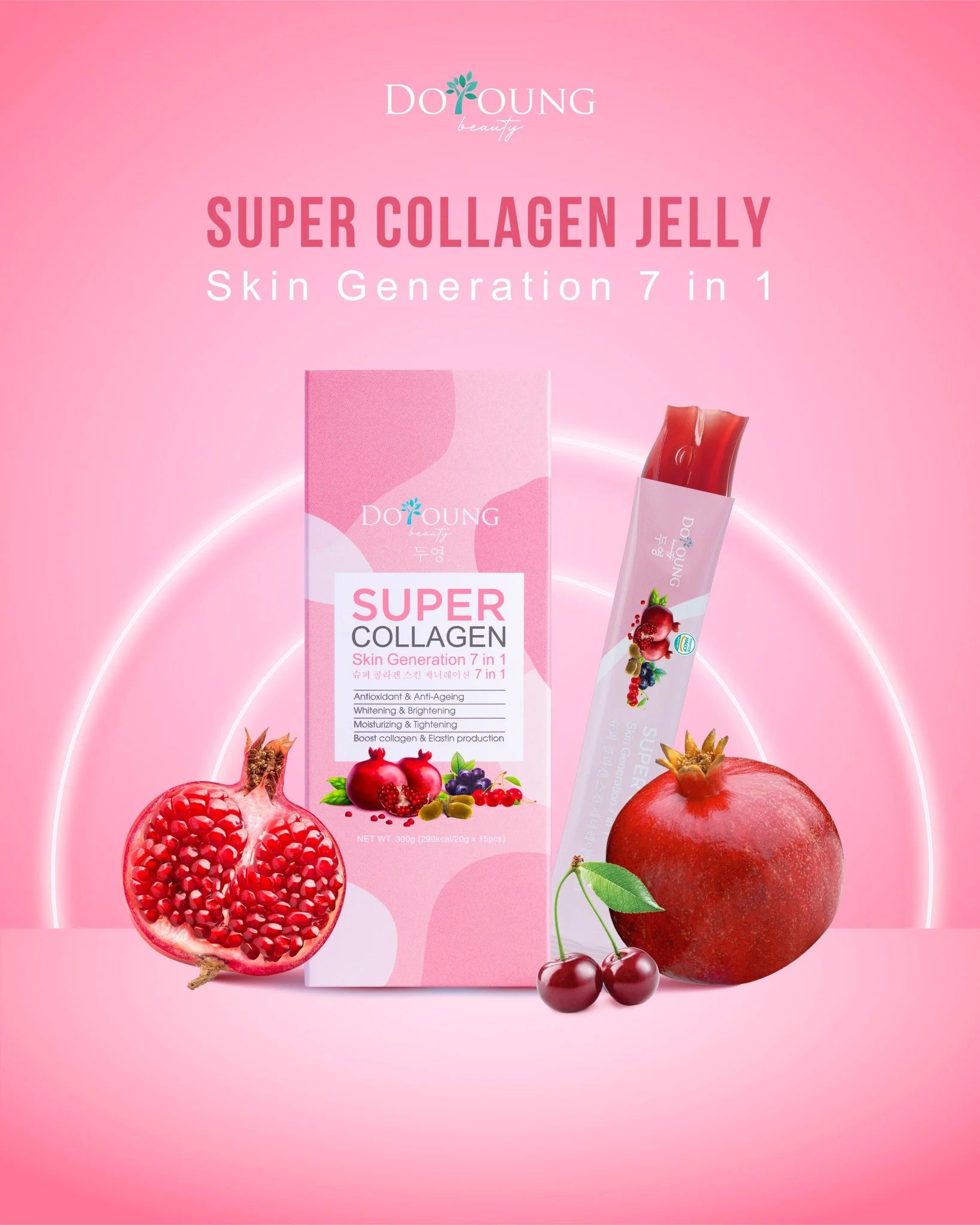 DOYOUNG Jelly Super Collagen Skin Generation 7in1- 300g/box (15 packs/box)