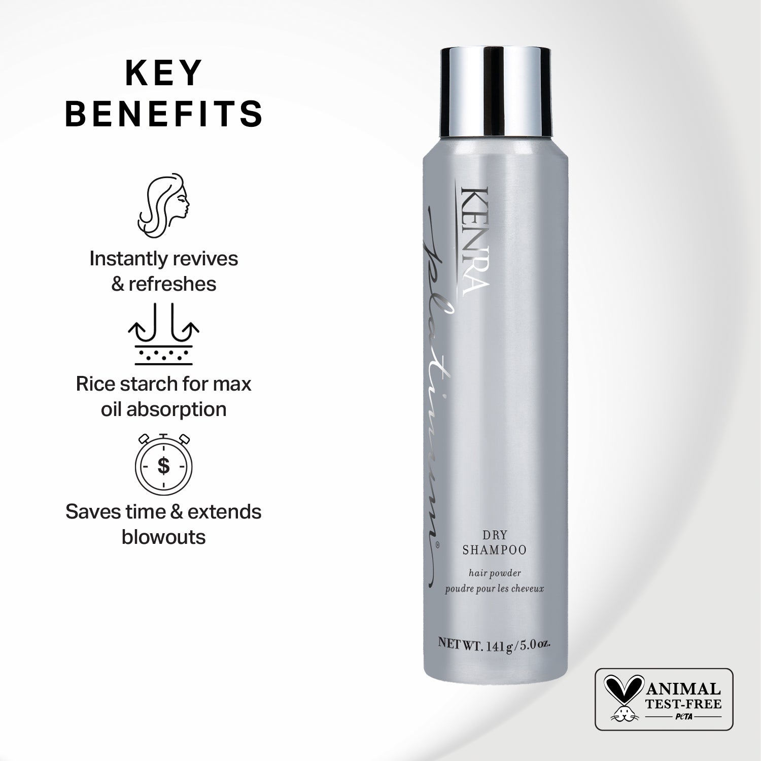 KENRA PLATINUM DRY SHAMPOO - 5 OZ (Buy 3 Get 1 Free Mix & Match)