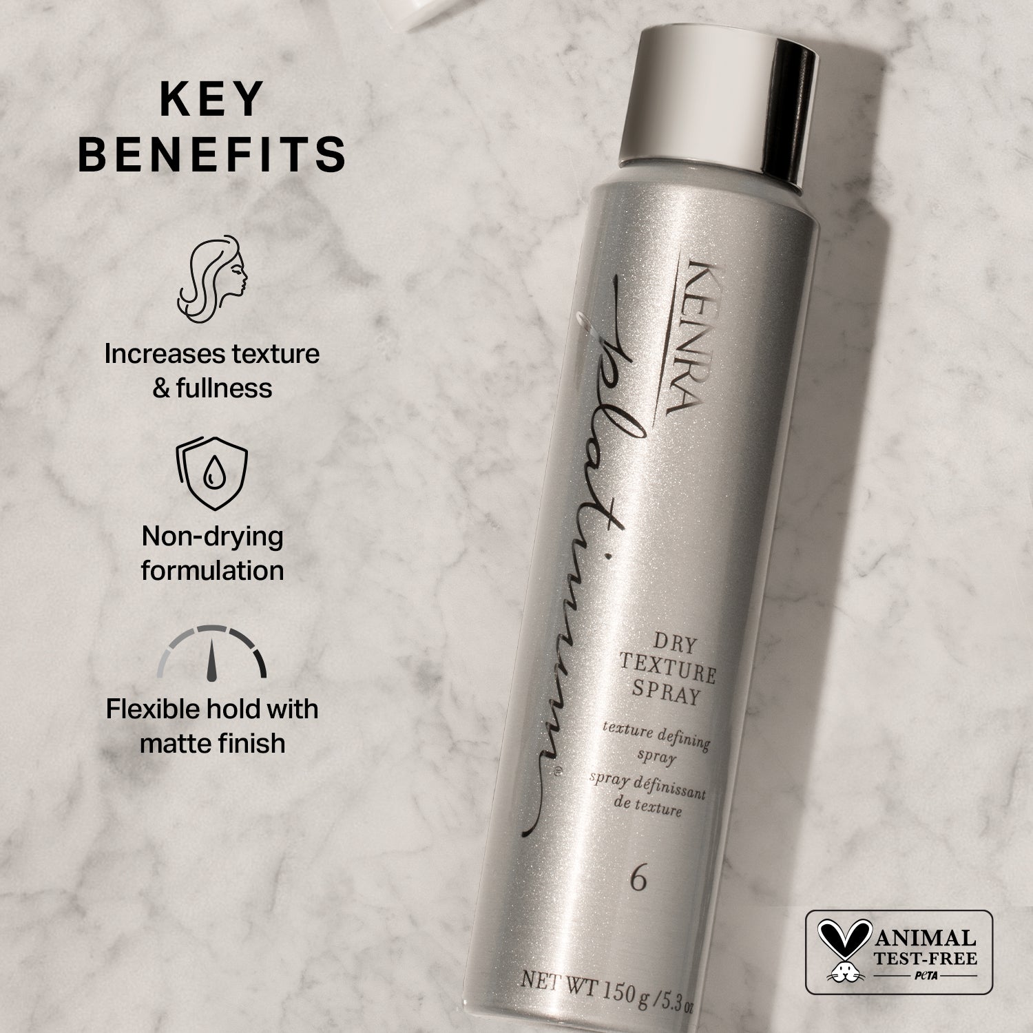 KENRA PLATINUM DRY TEXTURE SPRAY 6 TEXTURE DEFINING SPRAY - 5.3 OZ (Buy 3 Get 1 Free Mix & Match)