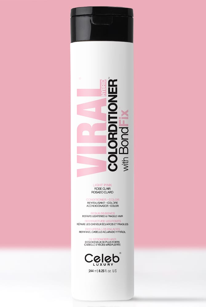 Celeb Luxury Light Pink Colorditioner with BondFix - 8.25 oz (Buy 3 Get 1 Free Mix & Match)