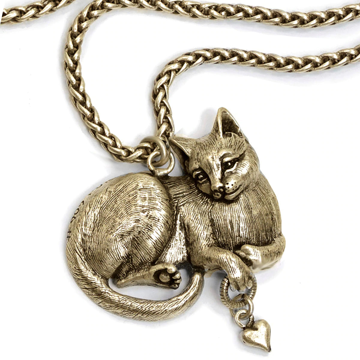 Sweet Romance Cheshire Cat Sculpture Pedant Necklace N1439 (Buy 2 Get 1 Free Mix & Match)
