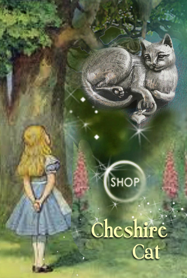 Sweet Romance Cheshire Cat Sculpture Pedant Necklace N1439 (Buy 2 Get 1 Free Mix & Match)
