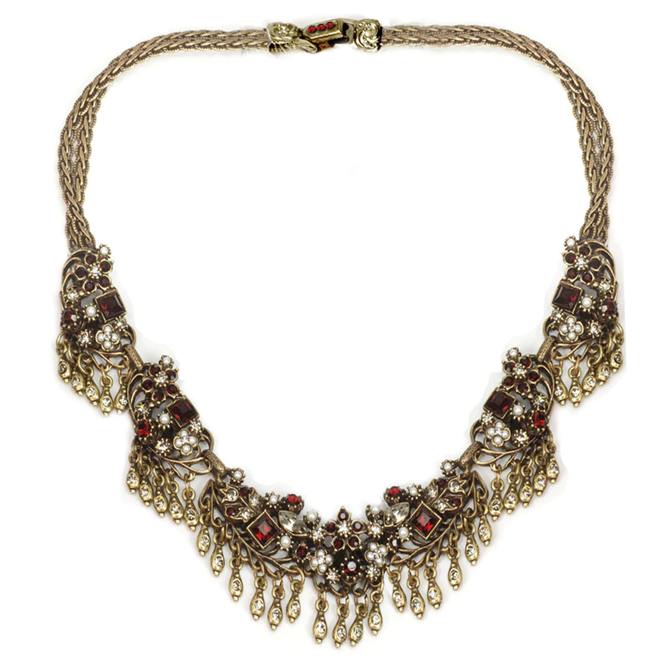 Somerset Garnet Crystal Statement Necklace (Buy 2 Get 1 Free Mix & Match)