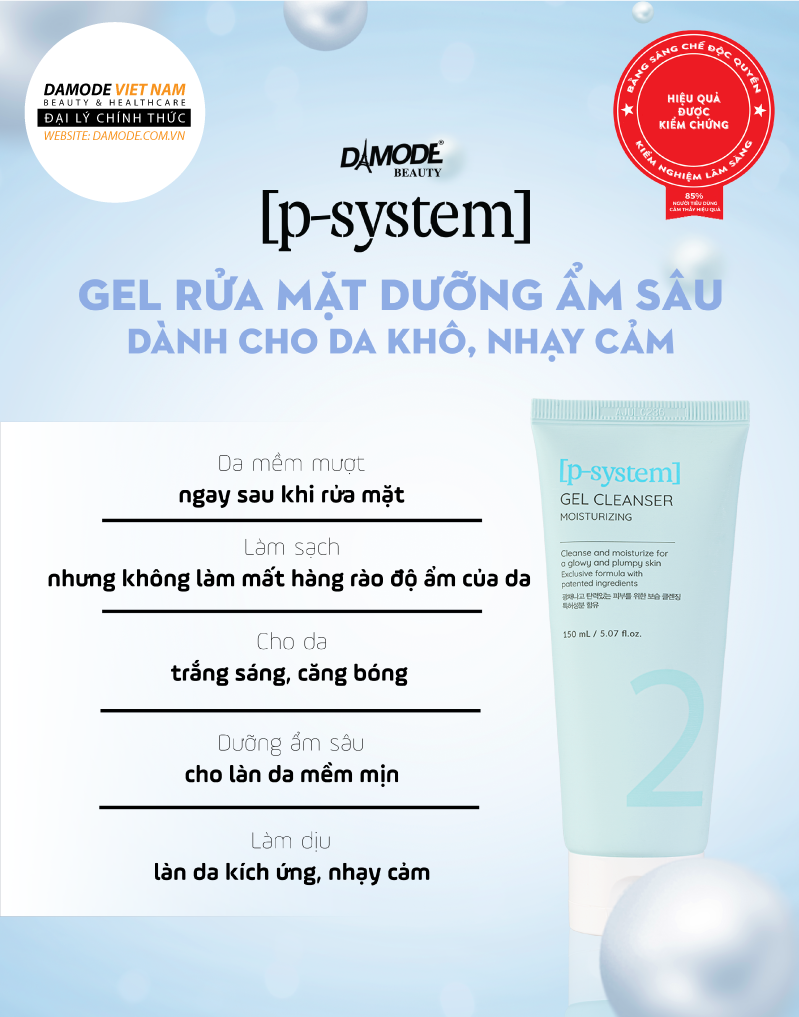 DAMODE Gel Cleanser Moisturizing 150 ml