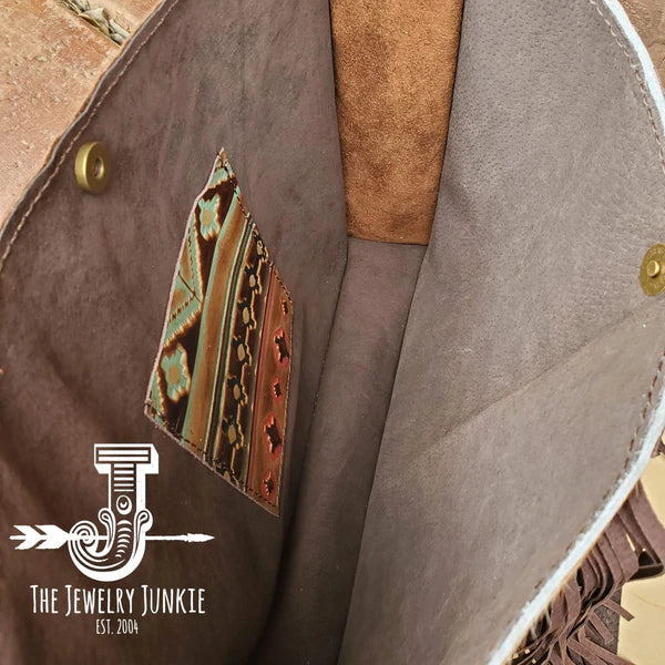 The Jewelry Junkie  CUSTOMIZABLE Large Box Bag Hair on Hide with Leather Accent 505L