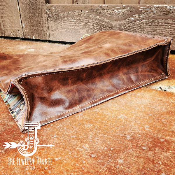 The Jewelry Junkie  CUSTOMIZABLE Large Box Bag Hair on Hide with Leather Accent 505L