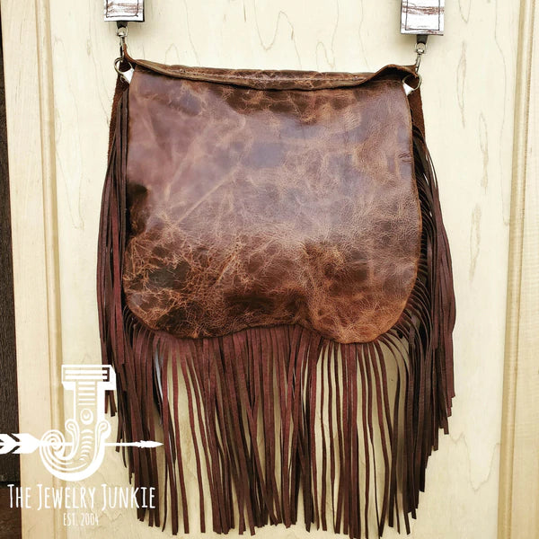 The Jewelry Junkie  Leather White Chateau Handbag w/ Flap and Braid Accent 505x