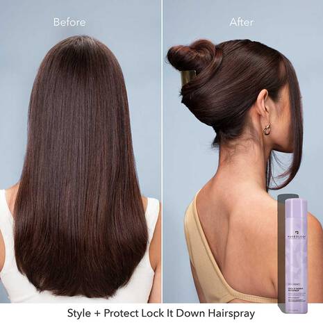 Pureology Style + Protect Lock It Down Hairspray 10.5 oz (Buy 3 Get 1 Free Mix & Match)