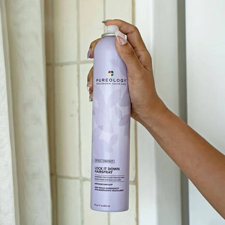 Pureology Style + Protect Lock It Down Hairspray 10.5 oz (Buy 3 Get 1 Free Mix & Match)