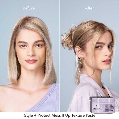 Pureology Style + Protect Mess It Up Texture Paste 3.4 oz (Buy 3 Get 1 Free Mix & Match)
