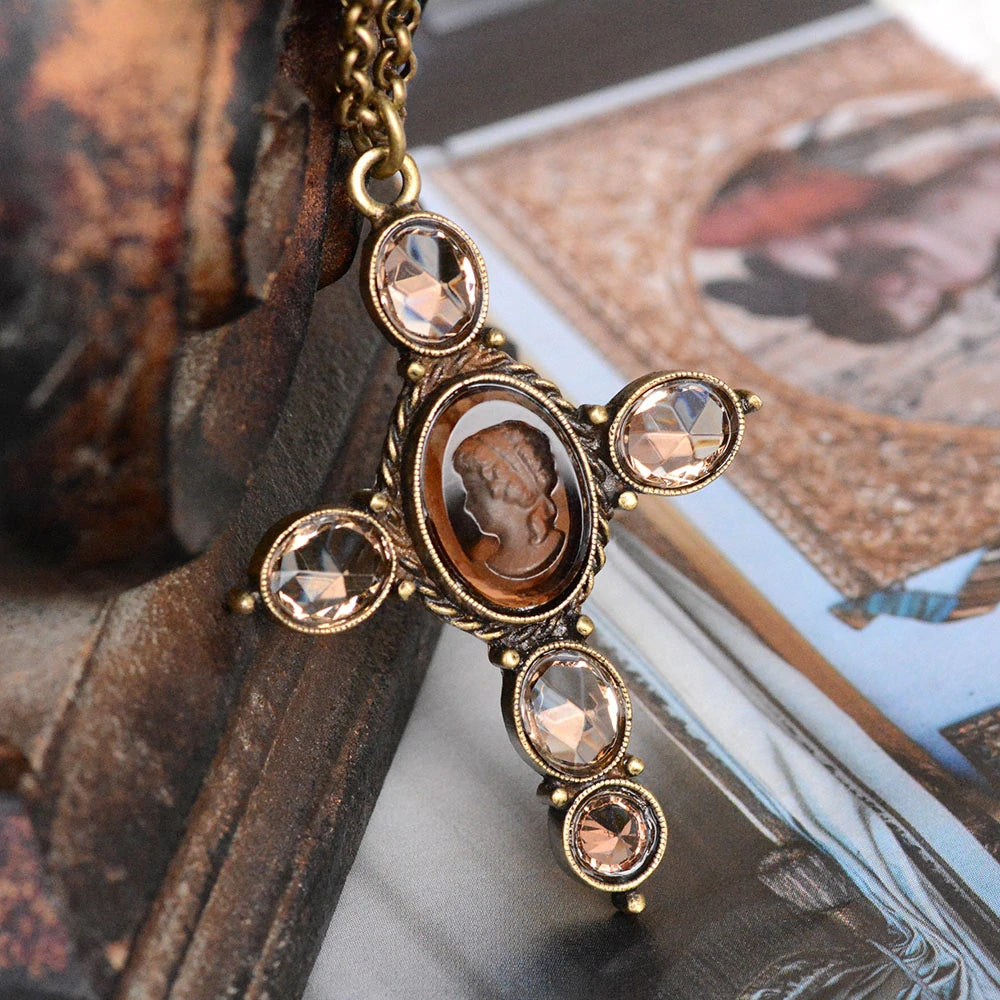 Sweet Romance Auvergne Cross Pendant Necklace N1412 (Buy 2 Get 1 Free Mix & Match)