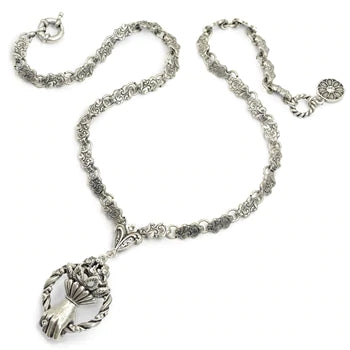 Sweet Romance Gloved Hand on Victorian Chain (Buy 2 Get 1 Free Mix & Match)