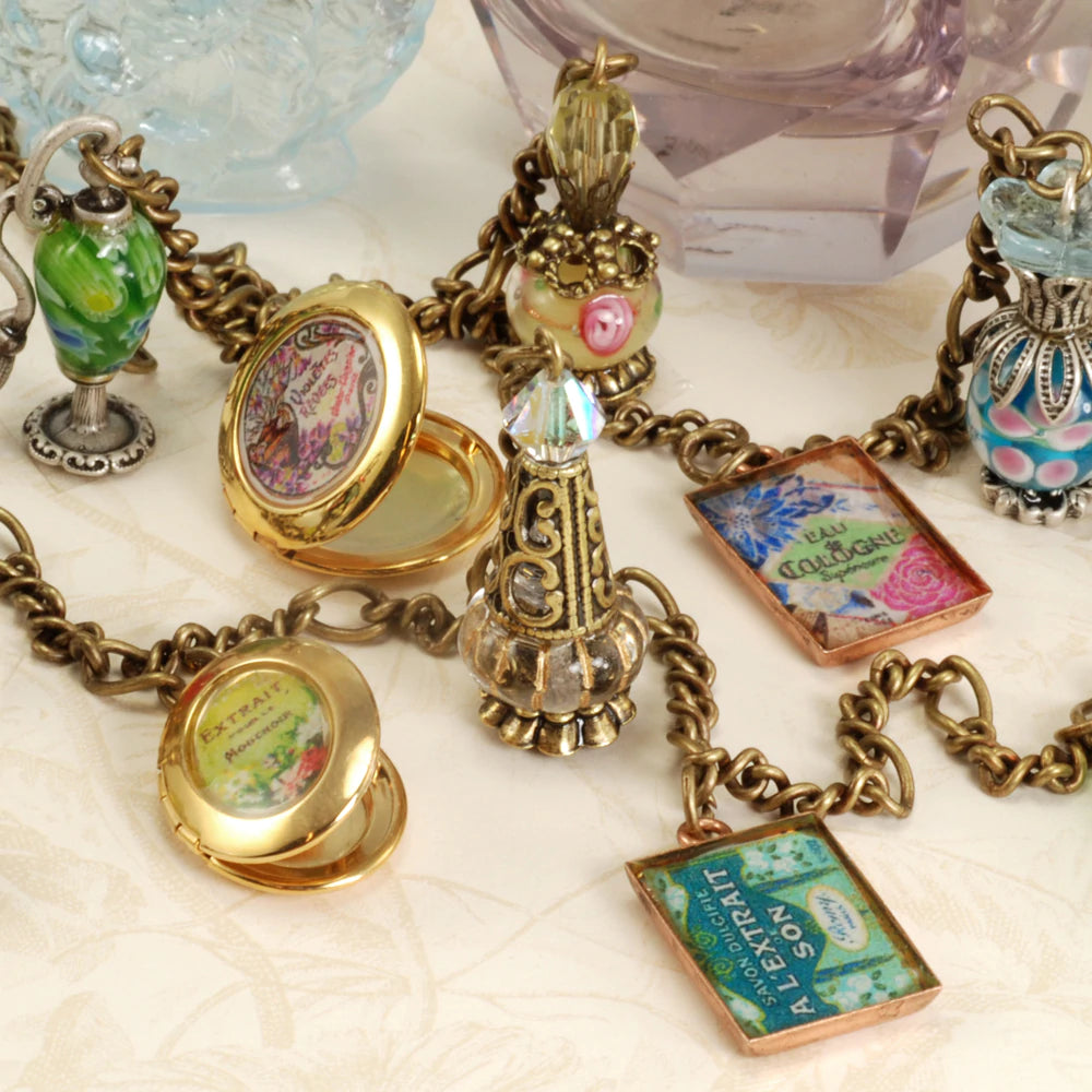 Sweet Romance Perfume Charm Necklace N691 (Buy 2 Get 1 Free Mix & Match)