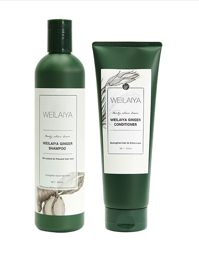 Weilaiya Ginger Shampoo 400 ml & Conditioner 250 ml Set
