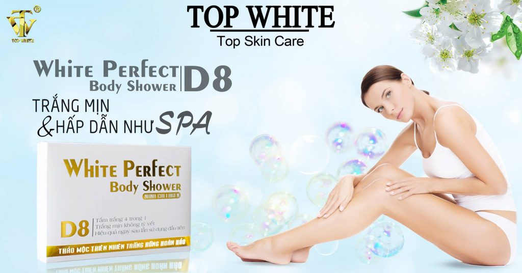 TOP WHITE WHITE PERFECT BODY SHOWER D8