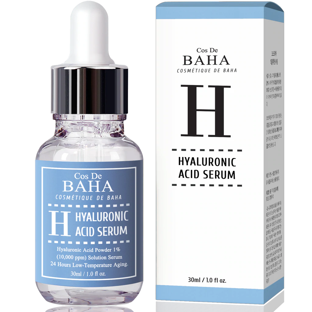 Cos de Baha Pure Hyaluronic Acid 1% Powder Solution Serum 30 ml