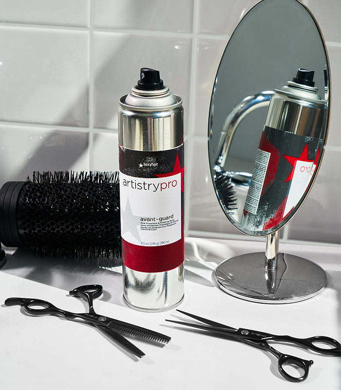 SexyHair ArtistryPro Avant-Guard Heat Protection & Finishing Spray - 8.5 oz (Buy 3Get 1 Free Mix & Match)